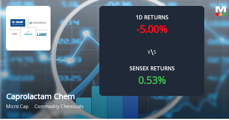 Caprolactam Chemicals Faces Intense Selling Pressure Amid Consecutive Losses