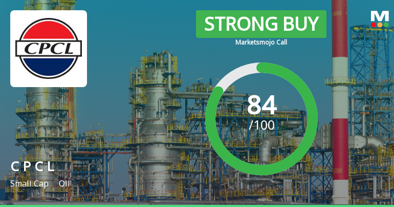 Chennai Petroleum Corporation Sees Shift in Market Assessment Amid Strong Financial and Technical Signals