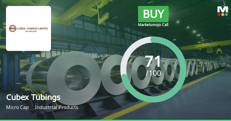 Cubex Tubings Ltd is Rated Buy