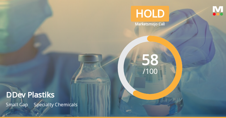 DDev Plastiks Industries Ltd is Rated Hold
