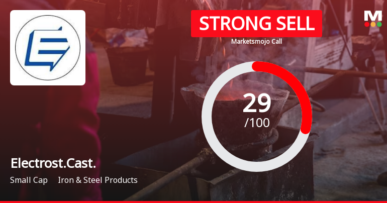 Electrost.Cast. Sees Revision in Market Evaluation Amidst Challenging Financials