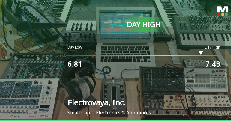 Electrovaya Stock Soars to Day High with 7.61% Intraday Surge