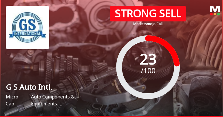 G S Auto Intl. Sees Revision in Market Evaluation Amidst Challenging Fundamentals