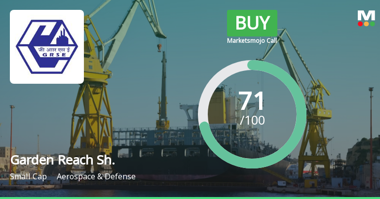 Garden Reach Shipbuilders & Engineers Ltd is Rated Buy