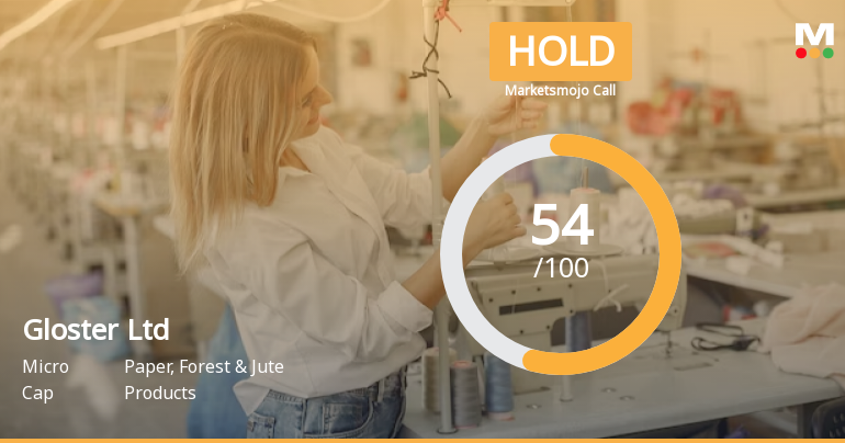 Gloster Ltd is Rated Hold by MarketsMOJO