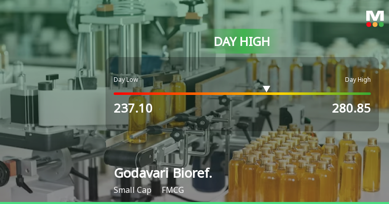Godavari Biorefineries Hits Intraday High with Strong Trading Momentum
