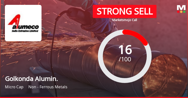 Golkonda Alumin. Sees Revision in Market Evaluation Amid Challenging Fundamentals