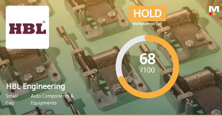 HBL Engineering Ltd is Rated Hold