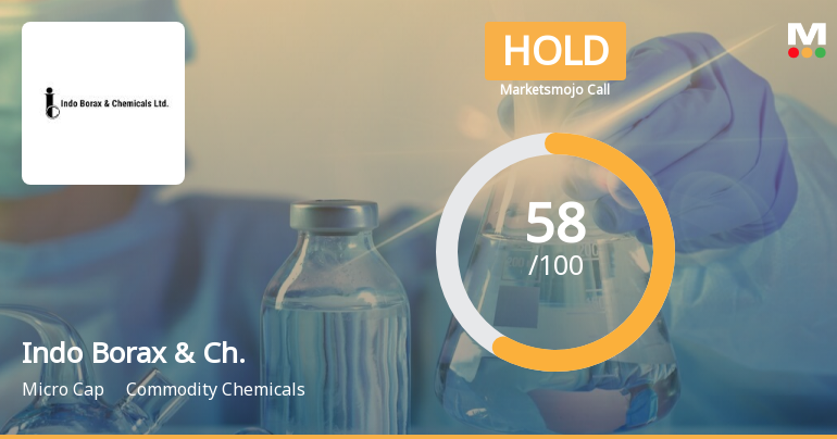 Indo Borax & Ch. Sees Revision in Market Evaluation Amid Mixed Financial Signals