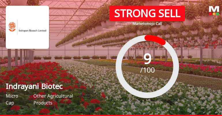 Indrayani Biotec Sees Revision in Market Assessment Amidst Challenging Fundamentals