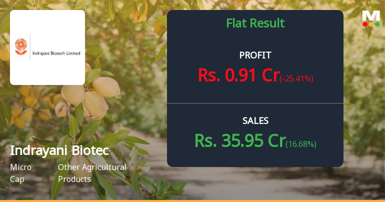 Indrayani Biotech Q2 FY26: Profit Recovery Masks Deepening Operational Crisis