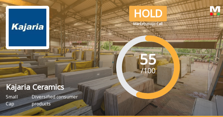 Kajaria Ceramics Ltd. is Rated Hold