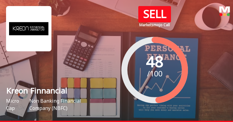 Kreon Finnancial Services Ltd is Rated Sell