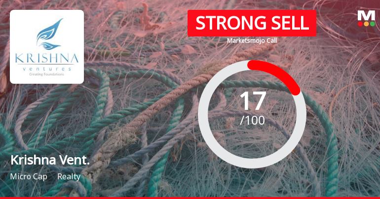 Krishna Ventures Ltd is Rated Strong Sell