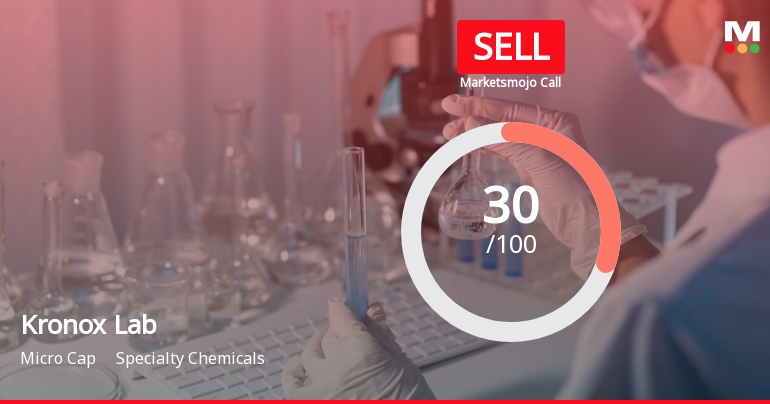 Kronox Lab Sees Revision in Market Evaluation Amid Specialty Chemicals Sector Challenges