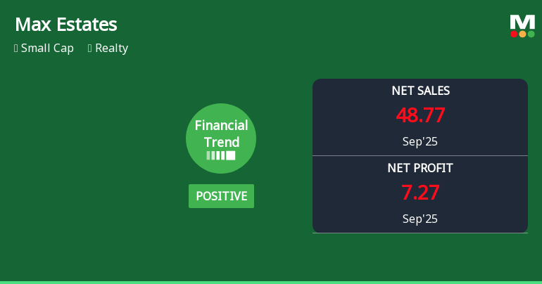 Max Estates Quarterly Financial Performance Signals Shift Amid Market Challenges