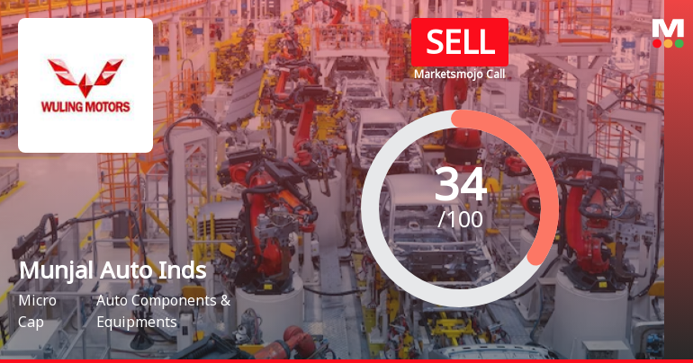 Munjal Auto Inds Sees Revision in Market Evaluation Amidst Challenging Financial Trends