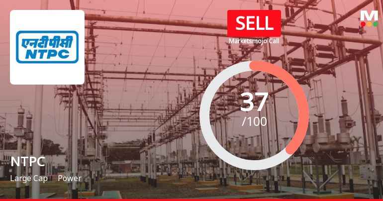 NTPC Ltd. is Rated Sell by MarketsMOJO