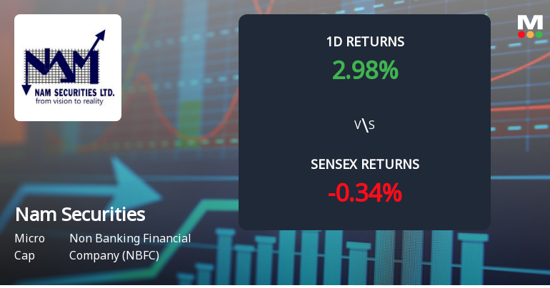 Nam Securities Faces Intense Selling Pressure Amid Lower Circuit Lock