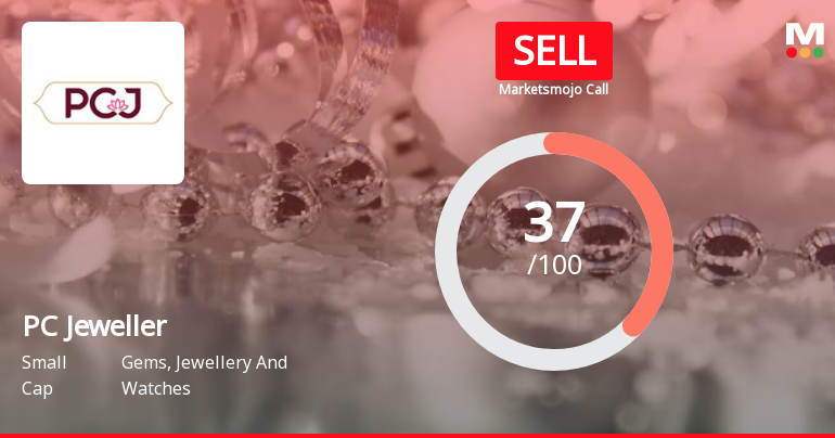 PC Jeweller Ltd is Rated Sell