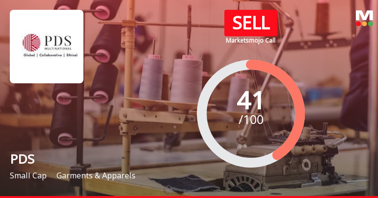 PDS Ltd is Rated Sell by MarketsMOJO