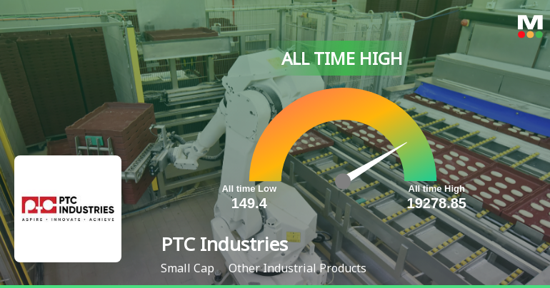 PTC Industries Hits All-Time High at Rs. 19,275 Mark