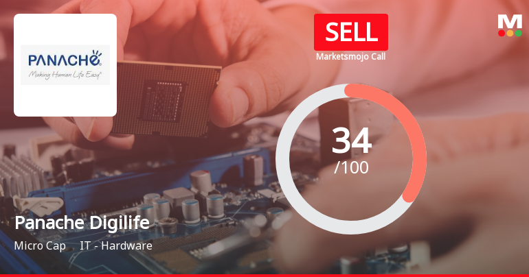 Panache Digilife Sees Revision in Market Evaluation Amid Mixed Financial Signals