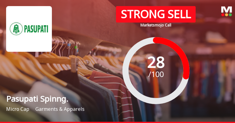 Pasupati Spinning & Weaving Mills: Analytical Perspective Shifts Amid Mixed Financial and Technical Signals