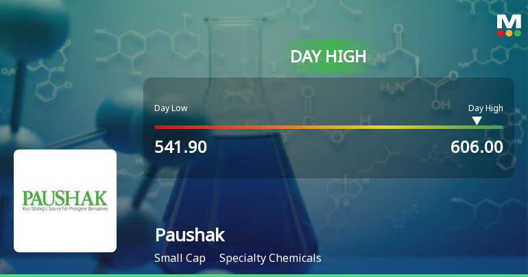 Paushak Hits Intraday High with Strong Trading Momentum