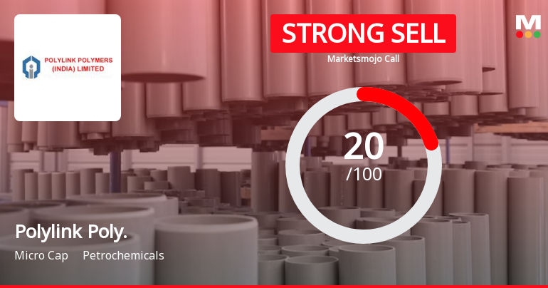 Polylink Polymers (India) Ltd is Rated Strong Sell