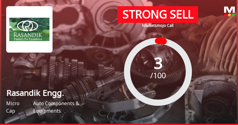 Rasandik Engg. Sees Revision in Market Assessment Amidst Challenging Financial Trends