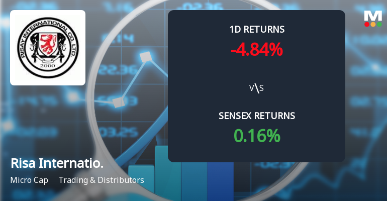 Risa International Faces Intense Selling Pressure Amid Consecutive Losses