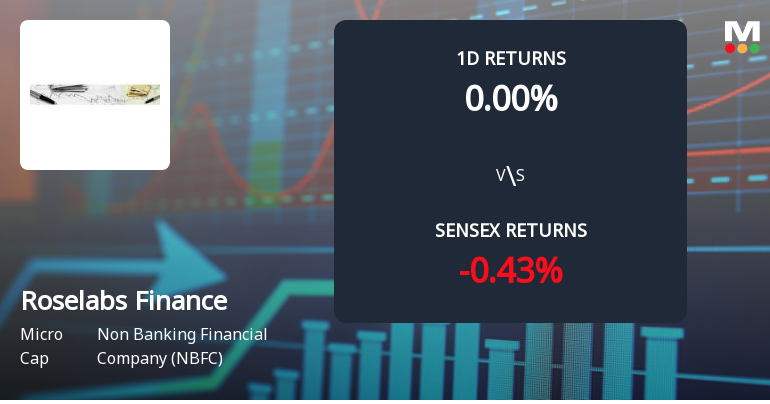 Roselabs Finance Faces Intense Selling Pressure Amid Consecutive Losses