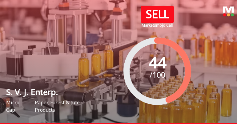 S. V. J. Enterprises Ltd is Rated Sell