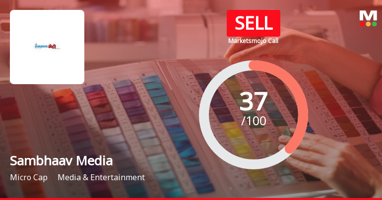 Sambhaav Media Ltd is Rated Sell