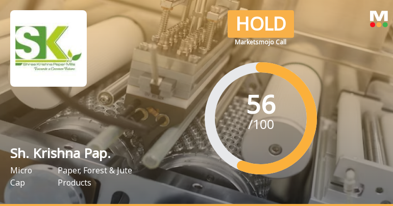 Shree Krishna Paper Mills & Industries Ltd is Rated Hold