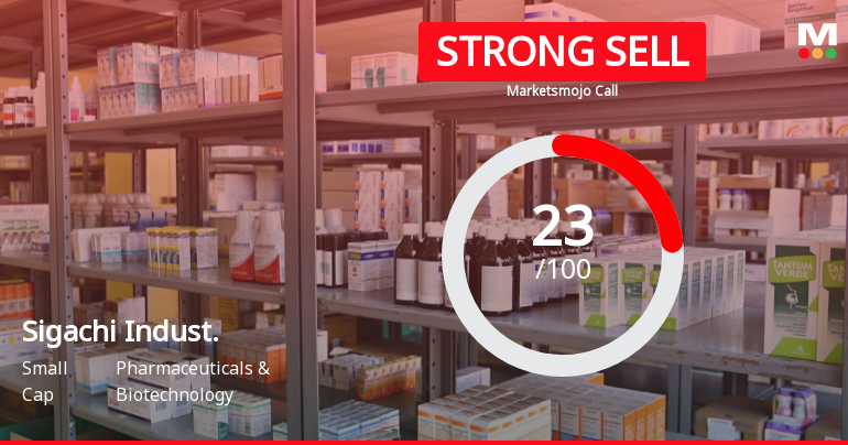 Sigachi Indust. Sees Revision in Market Evaluation Amid Challenging Financial Trends