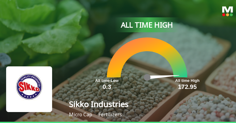 Sikko Industries Stock Hits All-Time High Amid Remarkable Performance