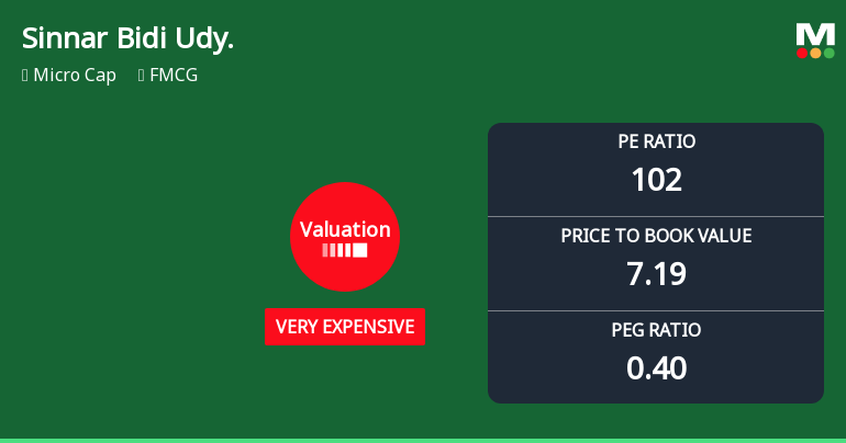 Sinnar Bidi Udyog Valuation Shift Highlights Price Attractiveness Changes
