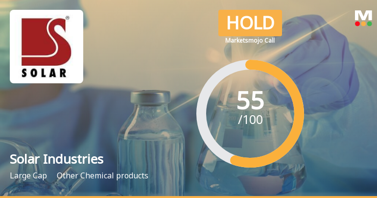 Solar Industries Sees Revision in Market Evaluation Amid Mixed Financial Signals