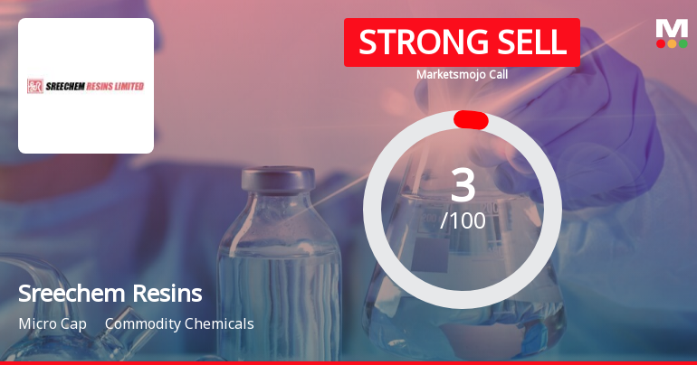Sreechem Resins Sees Revision in Market Evaluation Amidst Challenging Financials