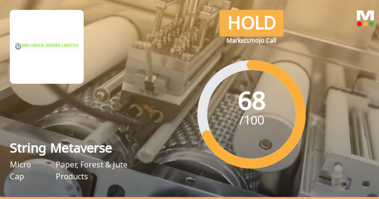 String Metaverse Ltd is Rated Hold by MarketsMOJO