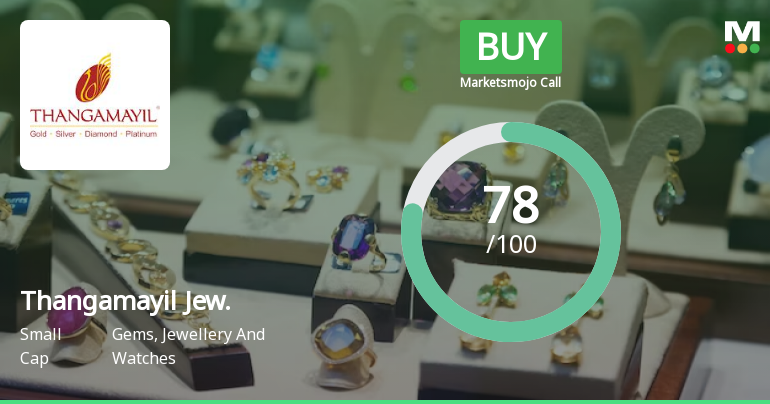 Thangamayil Jewellery Ltd is Rated Buy