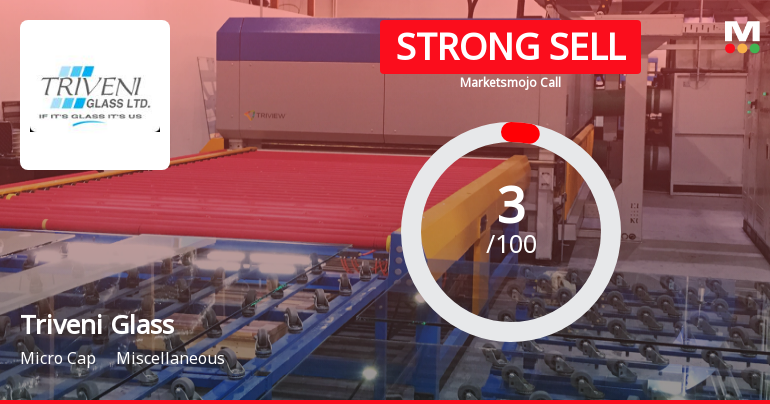 Triveni Glass Ltd is Rated Strong Sell
