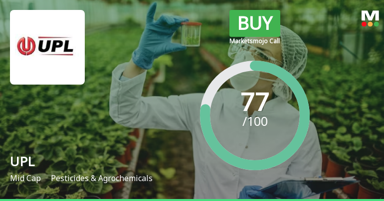 UPL Ltd. is Rated Buy by MarketsMOJO