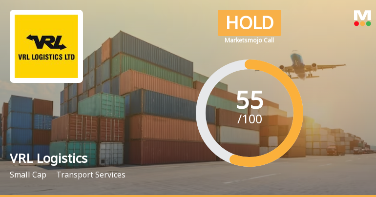 VRL Logistics Ltd is Rated Hold by MarketsMOJO