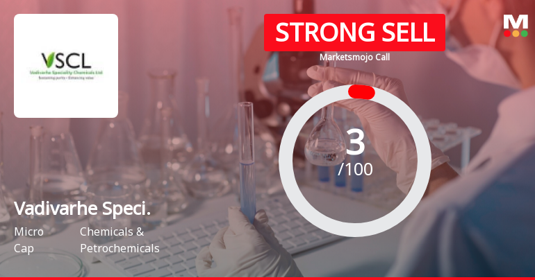 Vadivarhe Speci. Sees Revision in Market Assessment Amid Declining Financial and Technical Indicators