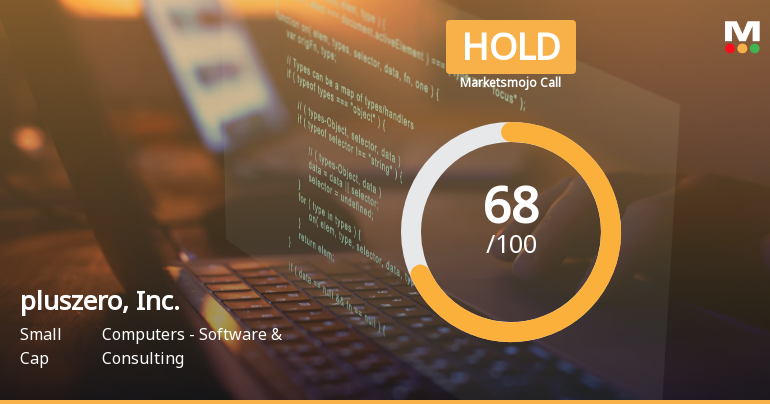pluszero, Inc. Stock Rating Upgraded to Hold Amid Mixed Technical Indicators
