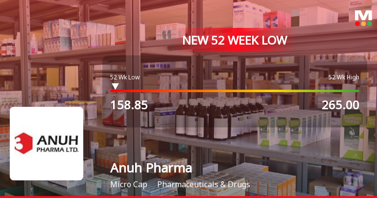 Anuh Pharma Hits New Low Amid Ongoing Market Challenges a...