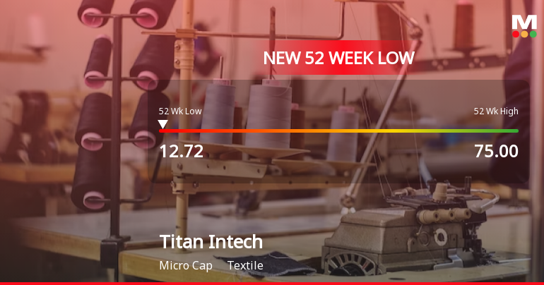 Titan Intech Faces Significant Volatility Amidst Declining Sales and Market Underperformance